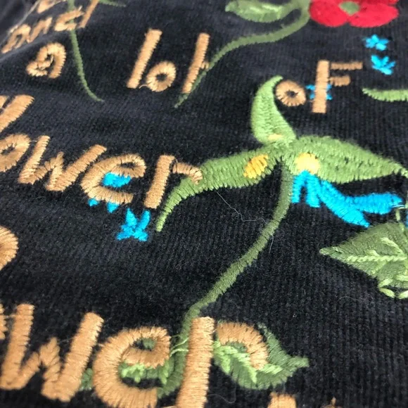 LaClasseCouture black corduroy embroidered blazerM - Picture 11 of 16